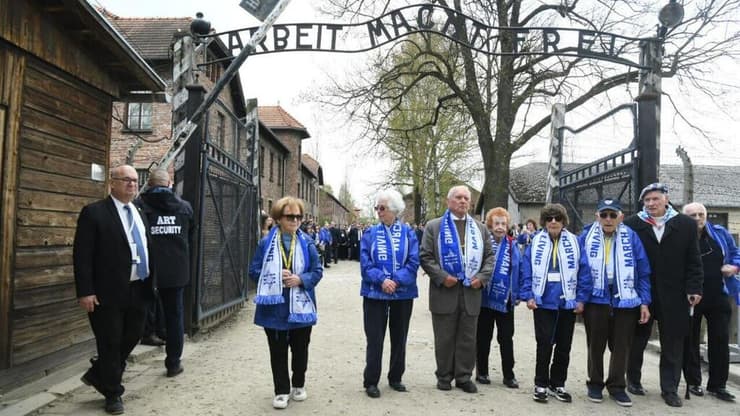 מצעד החיים אושוויץ מחנה השמדהה פולין יום השואה 