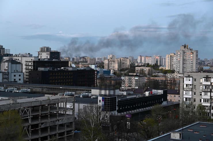 פיצוץ באזור קייב לטענת אוקראינה בגלל שיגור טיל על ידי רוסיה