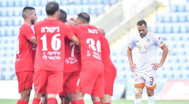 שחקני כפר קאסם חוגגים