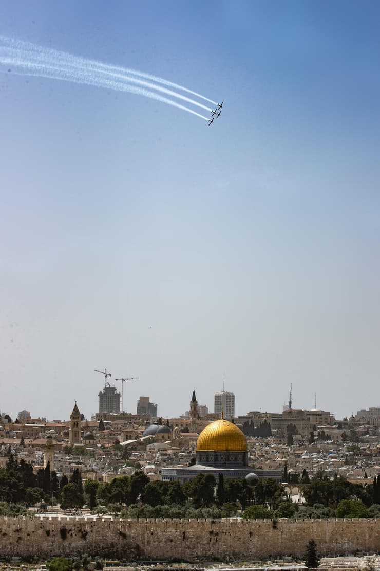 חזרות למטס יום העצמאות בירושלים