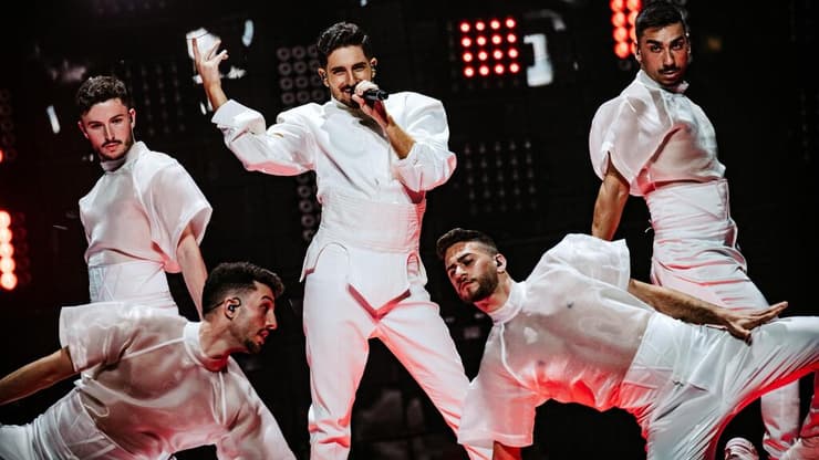 מיכאל בן דוד בחזרות לאירוויזיון 2022