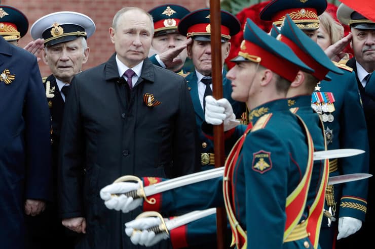 נשיא רוסיה ולדימיר פוטין מצעד הניצחון ב מוסקבה 2021