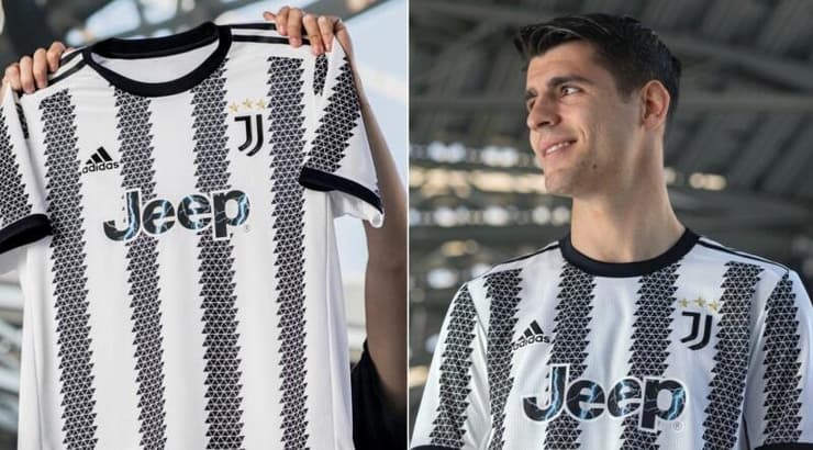 אלברו מורטאה עם המדים החדשים