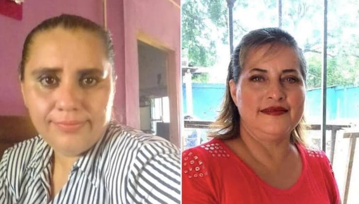 יסניה פלקוני (שמאל) ושיילה גרסיה אוליברה עיתונאיות שנרצחו ב מקסיקו ביום שני בעיירה קוסוליאקאקה