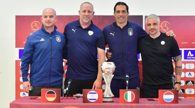 גדי ברומר ומאמני לוקסמבורג, איטליה וגרמניה (חגי מיכאלי) גדי ברומר ומאמני לוקסמבורג, איטליה וגרמניה