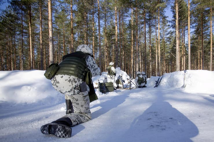 אימוני צבא בפינלנד