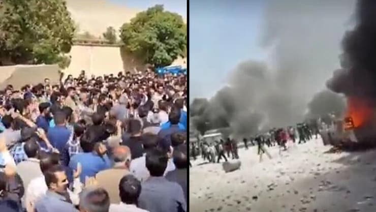 איראן מהומות הפגנות נגד המשטר