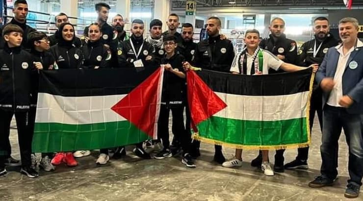 המשלחת הפלסטינית עשתה פרובוקציות (מתוך הפייסבוק של ההתאחדות הפלסטינית) המשלחת הפלסטינית עשתה פרובוקציות