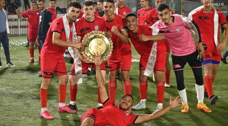 שחקני הפועל באקה אל גרבייה (באדיבות עבדאללה נפאע) שחקני הפועל באקה אל גרבייה