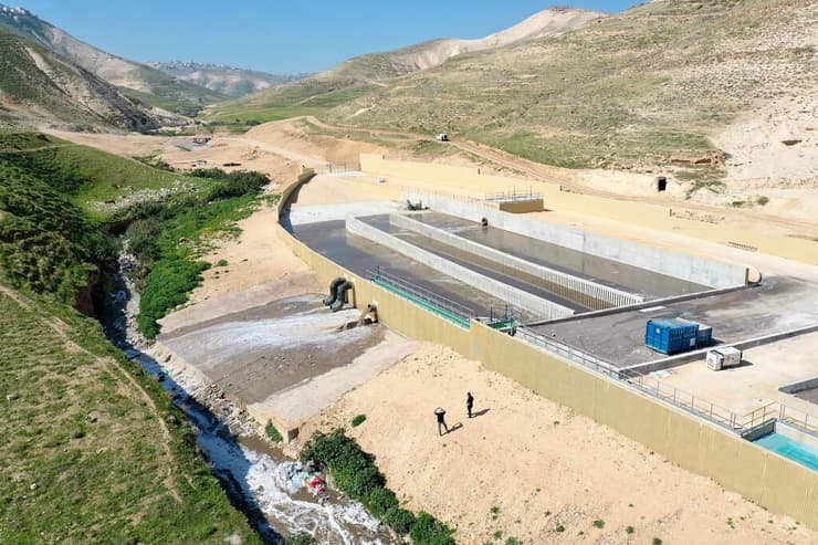 מתקן תפיסת ביוב בגבול B הרשות הפלסטינית, מהפרויקט לשיקום נחל קדרון