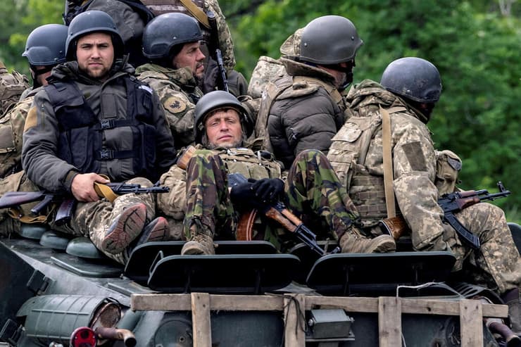 אוקראינה חיילים אוקראינים במחוז דונייצק