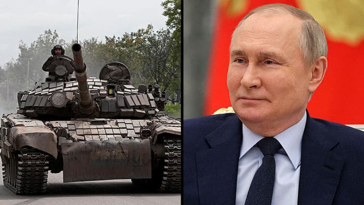 נשיא רוסיה ולדימיר פוטין ו מורדים פרו רוסים ב אוקראינה