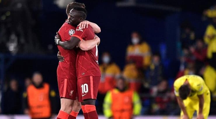 סאדיו מאנה ומילנר מאושרים בסיום המשחק (רויטרס) סאדיו מאנה ומילנר מאושרים בסיום המשחק