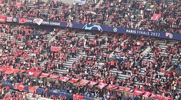 יציע אוהדי ליברפול בסטאד דה פראנס (מערכת ONE) יציע אוהדי ליברפול בסטאד דה פראנס