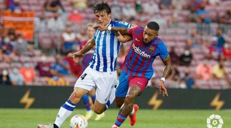 רובאן לה נורמאן עוצר את ממפיס דפאיי (La Liga) רובאן לה נורמאן עוצר את ממפיס דפאיי