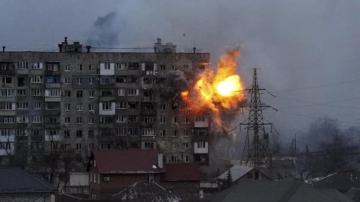 מלחמה אוקראינה ולודומיר זלנסקי תקיפה רוסית טילים ירי הרס חורבן