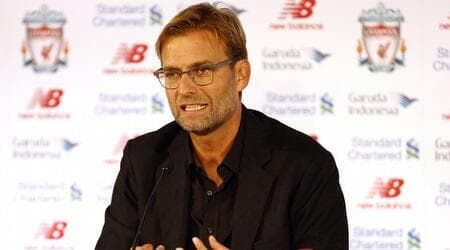 יורגן קלופ במסיבת העיתונאים הראשונה כמאמן ליברפול (רויטרס) יורגן קלופ במסיבת העיתונאים הראשונה כמאמן ליברפול