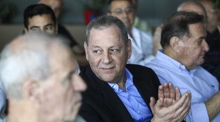 יגאל כרמי יו"ר הוועד האולימפי. מביא תמיכה מספונסרים (איתי כהן) יגאל כרמי יו"ר הוועד האולימפי. מביא תמיכה מספונסרים