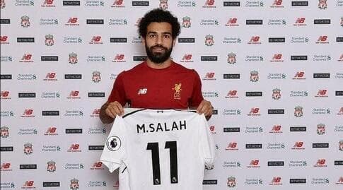 מוחמד סלאח מוצג בליברפול (מערכת ONE) מוחמד סלאח מוצג בליברפול