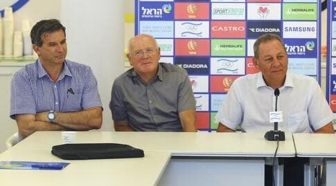 ראשי הוועד האולימפי, יגאל כרמי, גילי לוסטיג ודני אורן