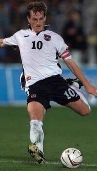 אנדי הרצוג עם שער השוויון בכדור חופשי מול ישראל (רויטרס) אנדי הרצוג עם שער השוויון בכדור חופשי מול ישראל