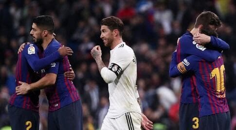 ברצלונה חוגגת עוד ניצחון על ריאל בברנבאו