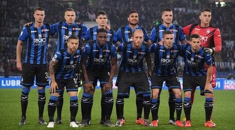 שחקני אטאלנטה. רוצים להשלים את המטרה