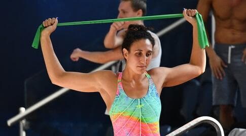 מורז באימוני השחייה