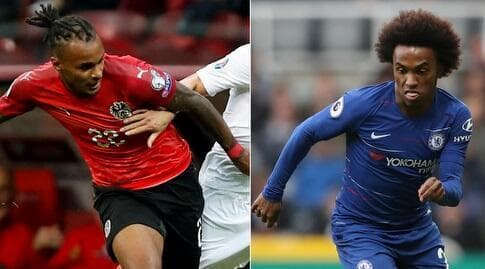 וויליאן ו-ולנטינו לזארו. עבודה דומה על האגף הימני (רויטרס) וויליאן ו-ולנטינו לזארו. עבודה דומה על האגף הימני