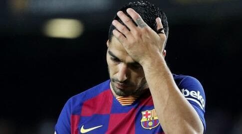 לואיס סוארס מאוכזב