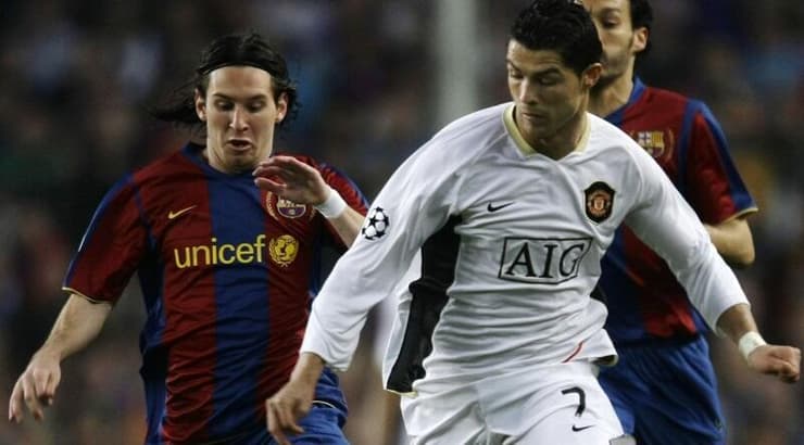 רונאלדו ומסי. המפגש הראשון