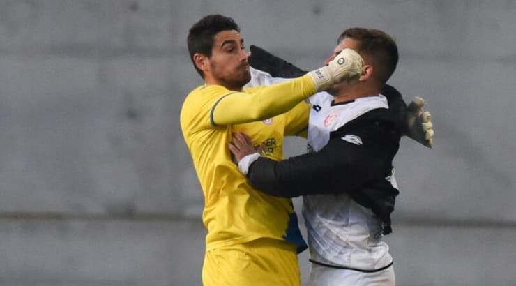 מקסים פלקושצ'נקו ורובי לבקוביץ' חוגגים