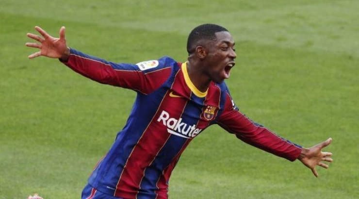 אוסמן דמבלה חוגג