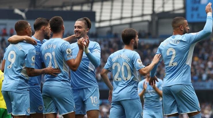 שחקני מנצ'סטר סיטי חוגגים, יתמודדו ברגע האמת?