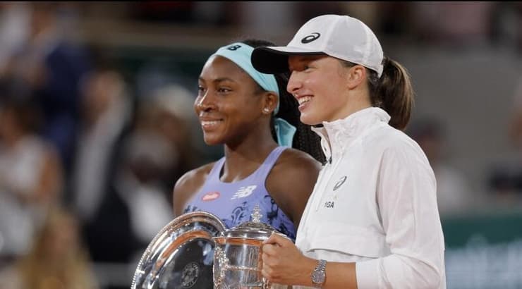 קוקו גוף ואיגה שפיונטק (רויטרס) קוקו גוף ואיגה שפיונטק