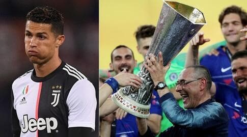 סארי עם הגביע. כריסטיאנו ישדרג? (רויטרס) סארי עם הגביע. כריסטיאנו ישדרג?