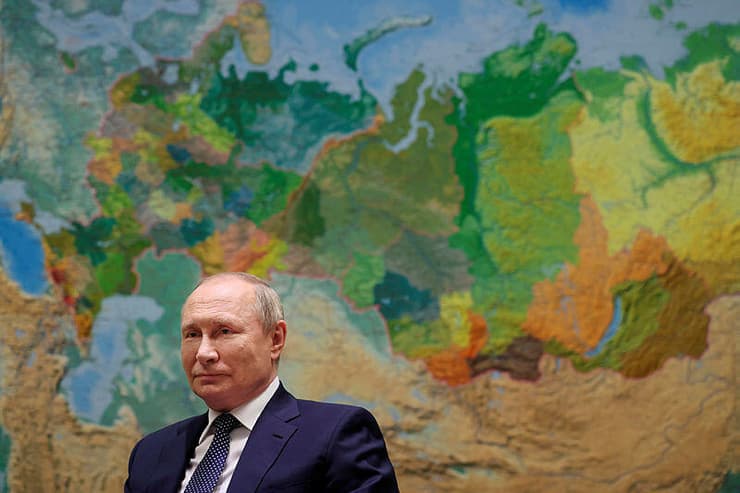 נשיא רוסיה ולדימיר פוטין ראיון לתקשורת הרוסית