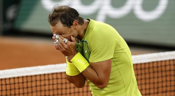 רפאל נדאל מאושר בסיום