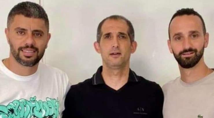 ליאור כהן, שלומי פרץ ואסף וקנין (באדיבות המועדון) ליאור כהן, שלומי פרץ ואסף וקנין