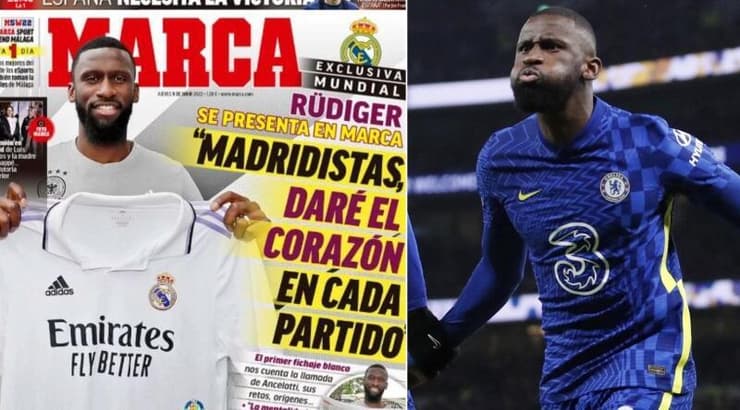 אנטוניו רודיגר (רויטרס, צילום מסך) אנטוניו רודיגר