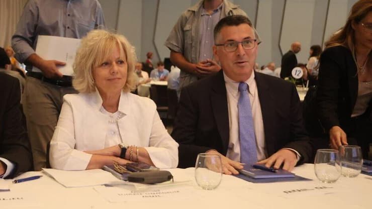 גדעון סער, גלי בהרב מיארה ועמית איסמן בכנס של משרד המשפטים