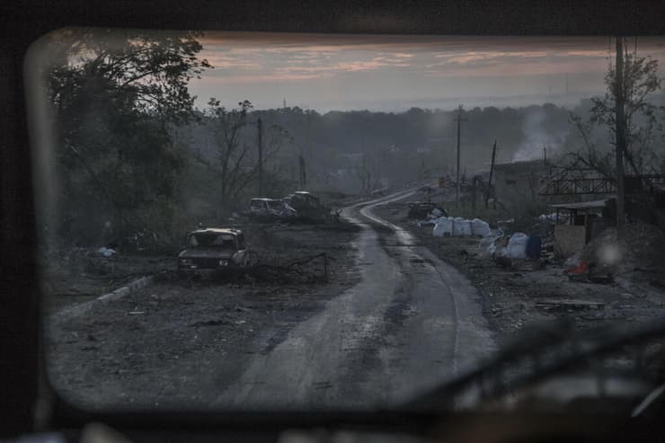 ההרס בעקבות הקרבות ב סברודונצק מלחמה אוקראינה רוסיה