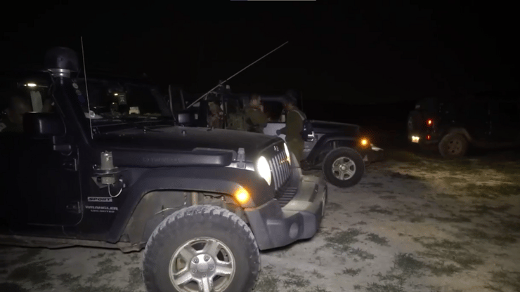 תרגיל מילואים חטיבת אלכסנדרוני בוחן פיקוד צפון משאיות ישנות
