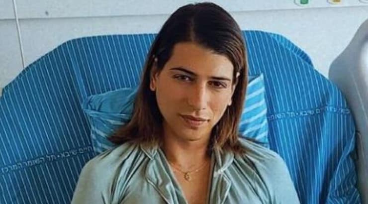 ספיר ברמן לאחר הניתוח (צילום מסך) ספיר ברמן לאחר הניתוח