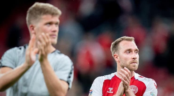 כריסטיאן אריקסן בסיום (רויטרס) כריסטיאן אריקסן בסיום