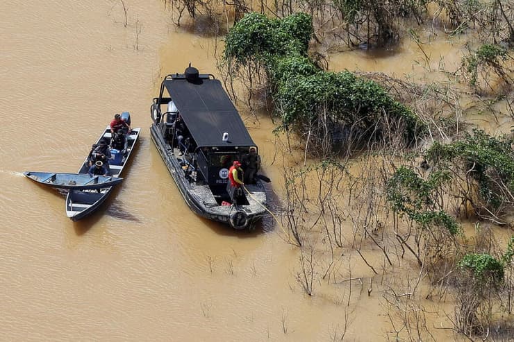ברזיל נעדרים אמזונס דום פיליפס ברונו פריירה צוותי הצלה ב חיפושים
