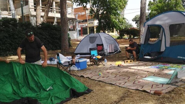 מחאת אוהלים בפרדס חנה נגד מחירי הדיור