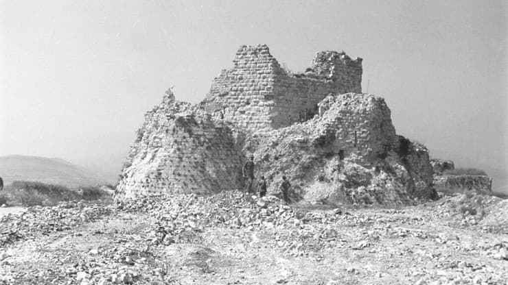 מבצר הבופור לאחר כיבושו 