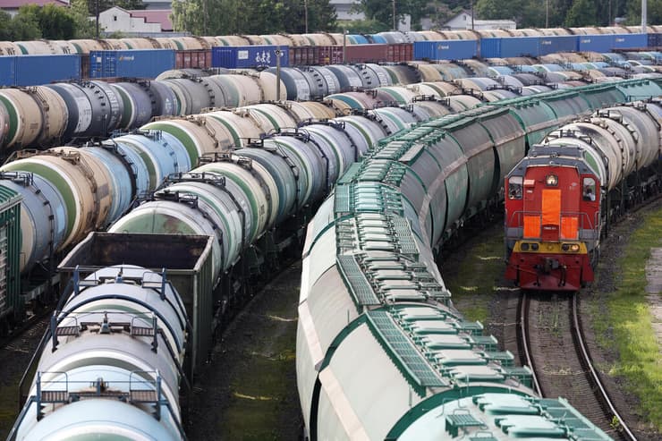 רוסיה רכבות משא ב מובלעת קלינינגרד