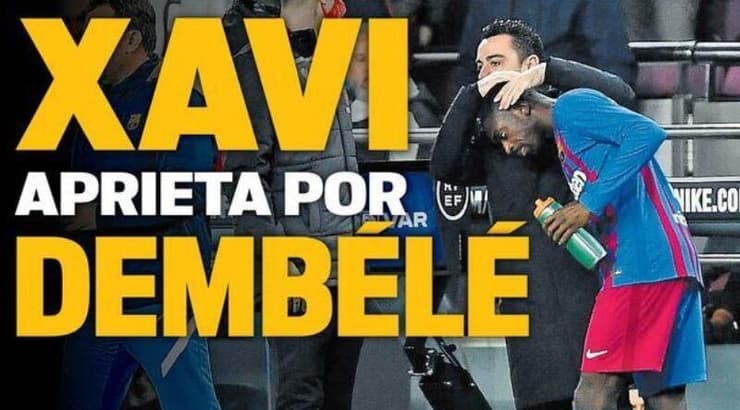 צ'אבי ודמבלה בכותרת ה'ספורט' בספרד